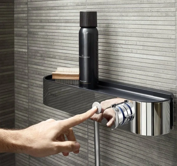 Фото термостатический смеситель для душа hansgrohe shower tablet select 24360000