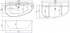 Фото акриловая ванна allen brau priority 5 а 160x78 см 2.31005.21a