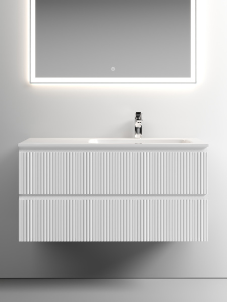 Фото тумба под раковину sancos snob t 100 см, цвет: bianco  snt100rw