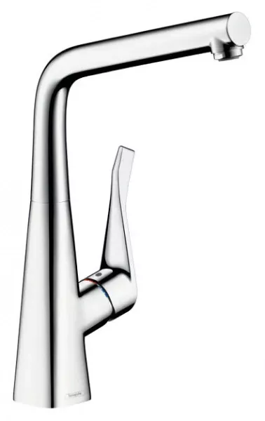 Фото смеситель для кухонной мойки hansgrohe metris 14823000