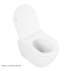 Фото унитаз подвесной безободковый cezares stylus tor