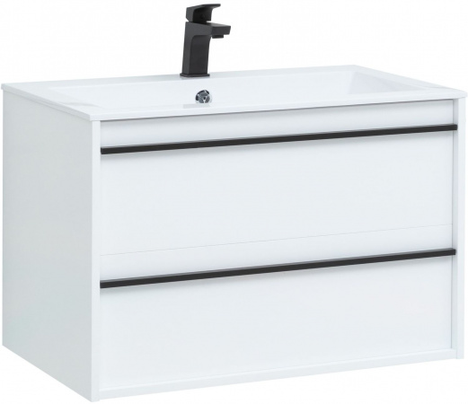 Фото тумба под раковину aquanet lino 80 см 253903
