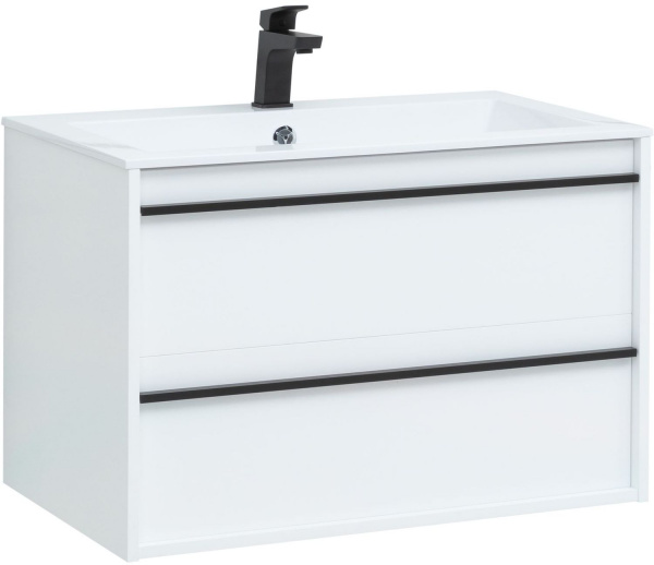 Фото тумба под раковину aquanet lino 80 см 253903