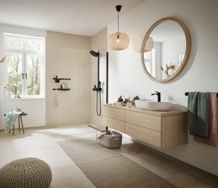 Фото душевая стойка hansgrohe pulsify 24240670
