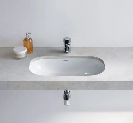 Фото раковина встраиваемая снизу duravit d-code 52.5 см 338490000