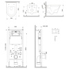 Фото унитаз с инсталляцией am.pm sense is90238.741701