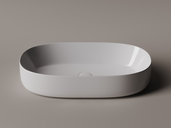 Фото раковина накладная ceramicanova element 67.5 см, цвет: белый cn5022