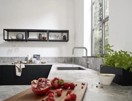 Фото смеситель для кухонной мойки hansgrohe talis 72806800