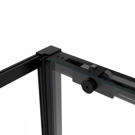 Фото душевое ограждение vincea slim soft 100x140 см  vsr-1ss1014clb