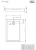 Фото поддон акриловый radaway doros f compact 90x70 см sdrfp9070-05