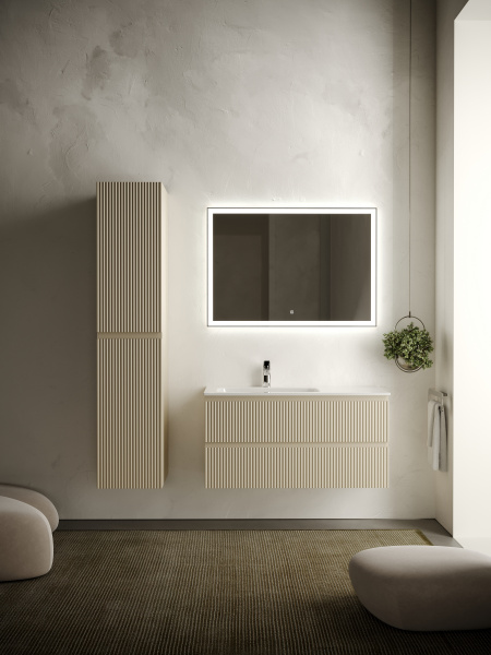 Фото тумба под раковину sancos snob r 100 см, цвет: beige soft  snr100lce