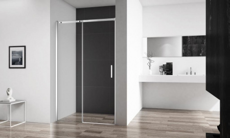 Фото душевая дверь belbagno acqua-bf-1-110-c-cr 110 см