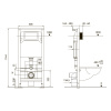 Фото унитаз с инсталяцией tece spring base k401115wck