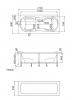Фото акриловая ванна 1marka dinamika 170x80 см 58032