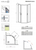 Фото душевое ограждение radaway premium plus a 90x90 см 30403-01-06n