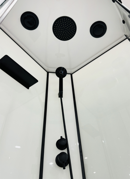 Фото душевая кабина royal bath fato rb 90x90 см rb90ck-m-bl fato