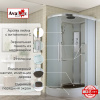 Фото душевая кабина avacan em2811r 110x80 см стандартная
