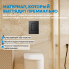Фото клавиша смыва abber ac0123mb черная матовая