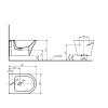 Фото биде подвесное toto mh bw10045g1#xw