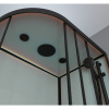 Фото душевая кабина frank f412/2r black  120x80 см 153009