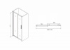 Фото душевая дверь abber schwarzer diamant 170 см ag30170bh