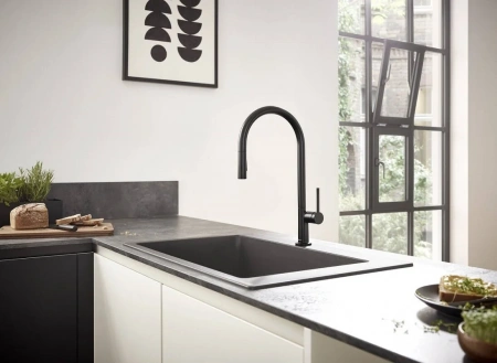 Фото смеситель для кухонной мойки hansgrohe talis 72801670