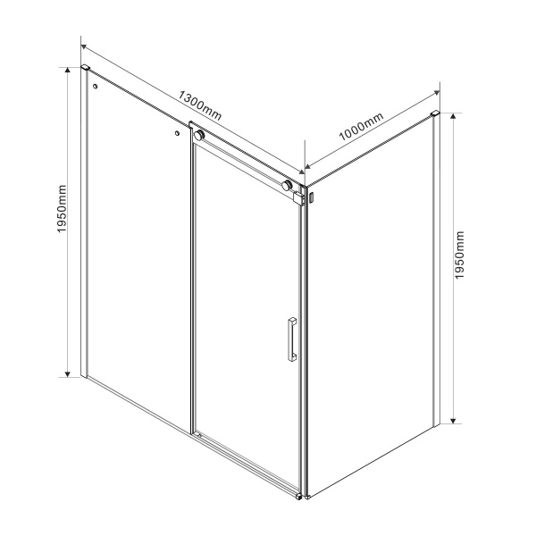 Фото душевой уголок vincea como 130x100 см vsr-1c1013cl