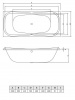 Фото акриловая ванна c-bath kronos 180x80 см cbq013001