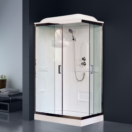 Фото душевая кабина royal bath hp rb8120hp1-t-ch-l 120x80 см