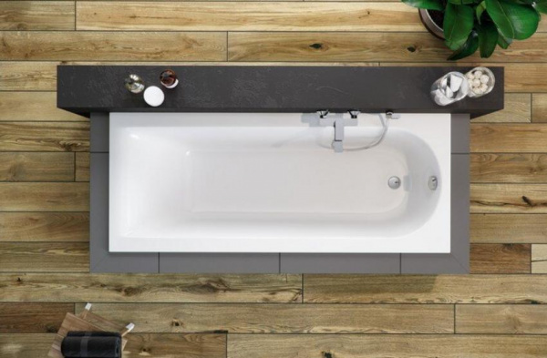 Фото акриловая ванна excellent aurum slim 180x80 см waex.aur18whs
