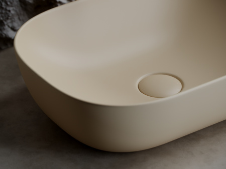 Фото раковина накладная ceramicanova element 45.5 см, цвет: капучино cn6009mc