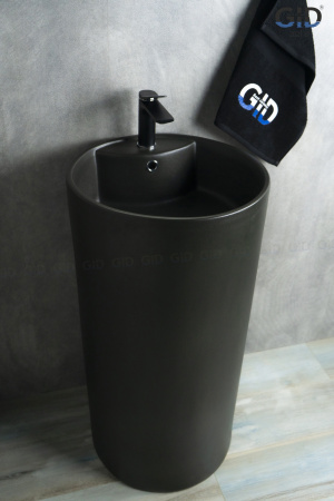 Фото раковина напольная gid nb135bg 45 см