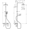 Фото душевая стойка hansgrohe vernis shape 26097000