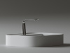 Фото раковина накладная ceramicanova element 55 см, цвет: белый cn6034
