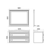 Фото тумба с раковиной comforty феррара 101 см 00-00020308