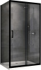Душевое ограждение Abber Schwarzer Diamant 100x70 см AG30100B-S70B