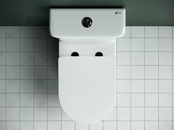 Фото унитаз-компакт, безободковый без бачка ceramicanova star cn1904-b