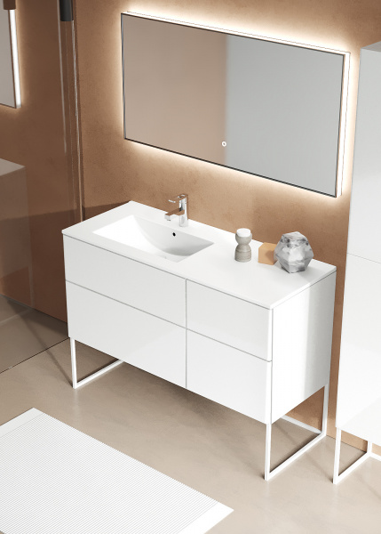 Фото тумба с раковиной sanvit лира 120 см klira2120l