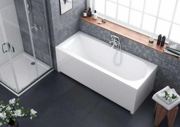 Фото акриловая ванна excellent aurum slim 150x70 см waex.aur15whs