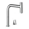 Фото смеситель для кухонной мойки hansgrohe metris select 73825000
