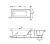 Фото акриловая ванна jacob delafon sofa 170x75 см