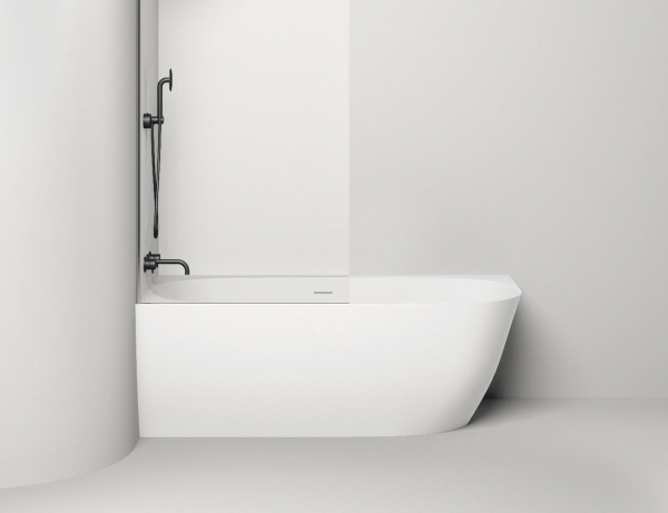 Фото ванна из искусственного камня salini sofia corner 170x85 см l 102525m матовая