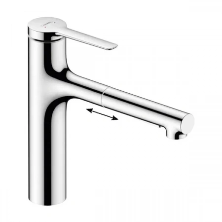 Фото смеситель для кухонной мойки hansgrohe zesis 74804000