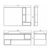 Фото тумба с раковиной comforty прага 120 см 00-00014834