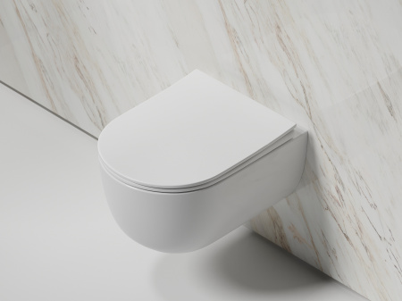Фото унитаз подвесной, безободковый ceramicanova modena cn6063