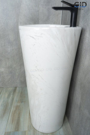 Фото раковина напольная gid nb131wgs 40 см