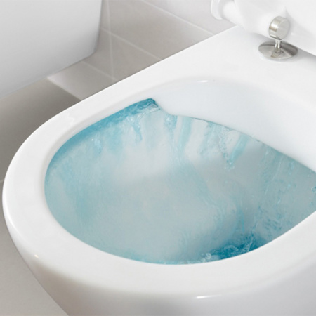 Фото унитаз подвесной с крышкой villeroy & boch o.novo 56 см 5660hr01