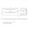 Фото тумба под раковину cezares 120 см eco-1200-2c-so-bl