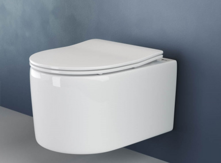 Фото унитаз подвесной, безободковый ceramicanova moments cn3003