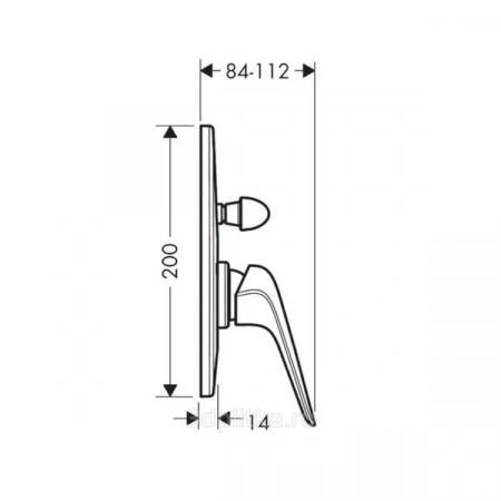 Фото смеситель для ванны hansgrohe novus 71047000